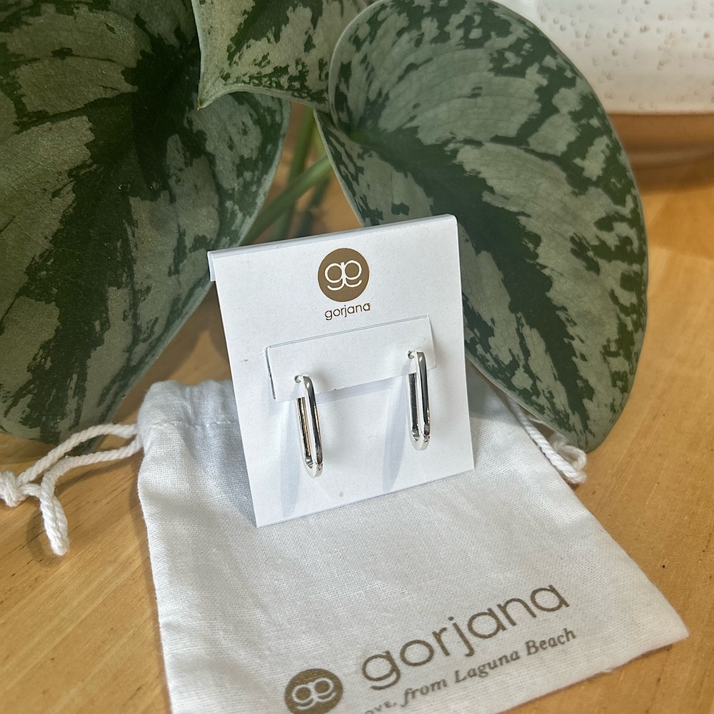 NWT Gorjana Silver Parker Earrings